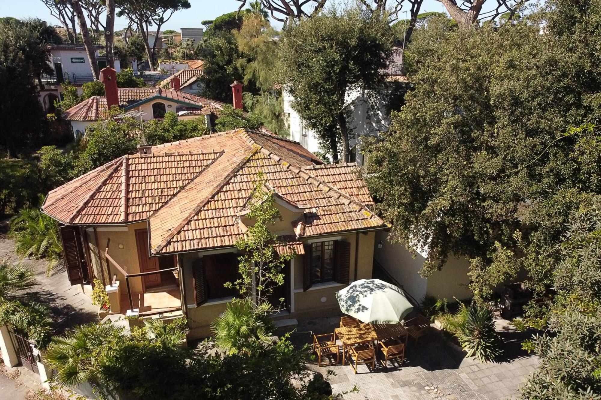 Exclusive Charming Villa - Free Parking 400 Mq Garden - Rome Airport - Roseto Villa Dream Fregenae Buitenkant foto